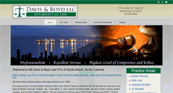 Desktop Screenshot of davisboydlaw.com