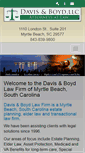 Mobile Screenshot of davisboydlaw.com
